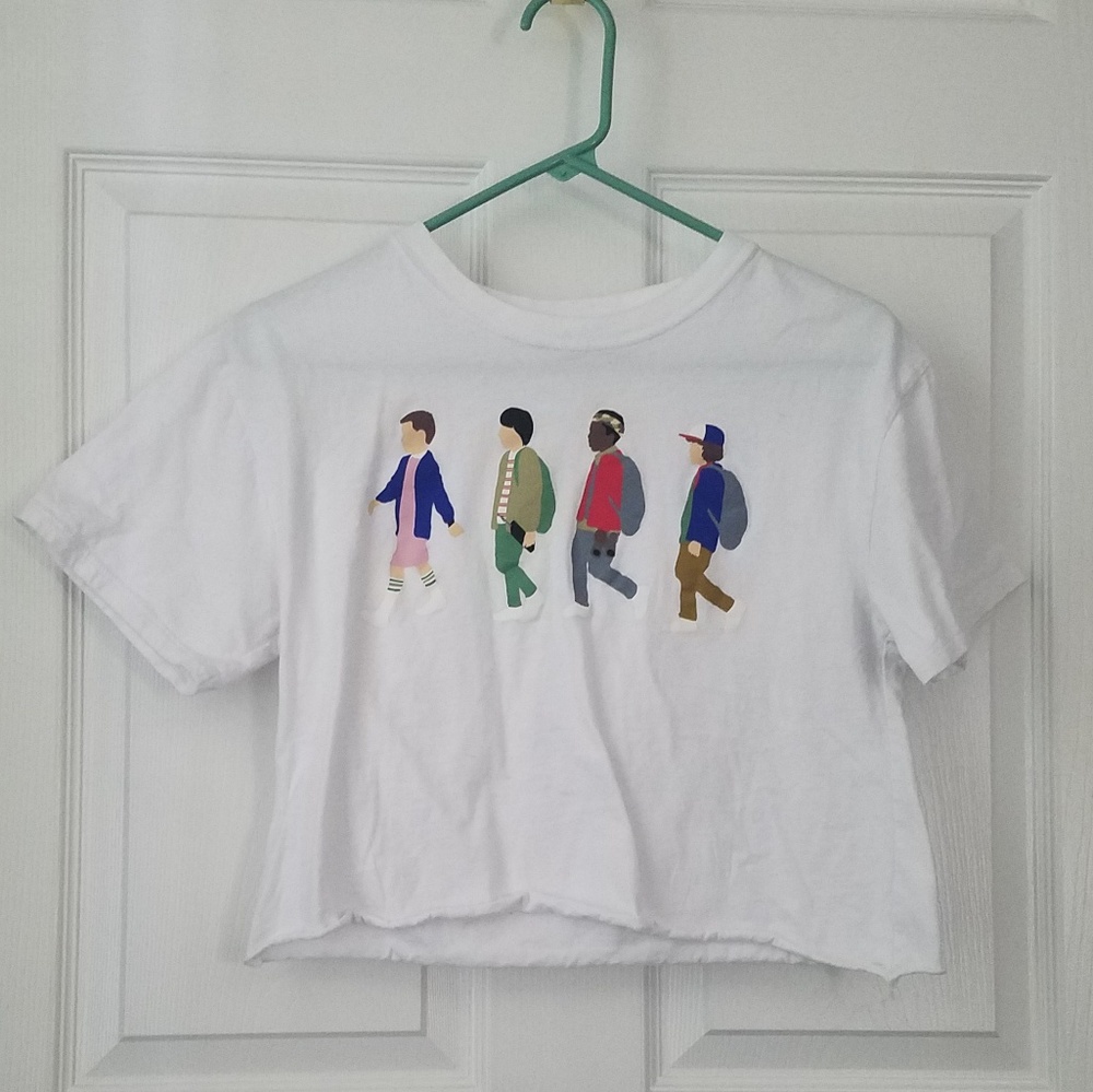 Stranger things crop top